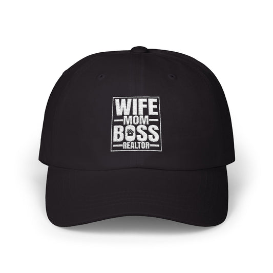 Wife Mom Boss Realtor Cap