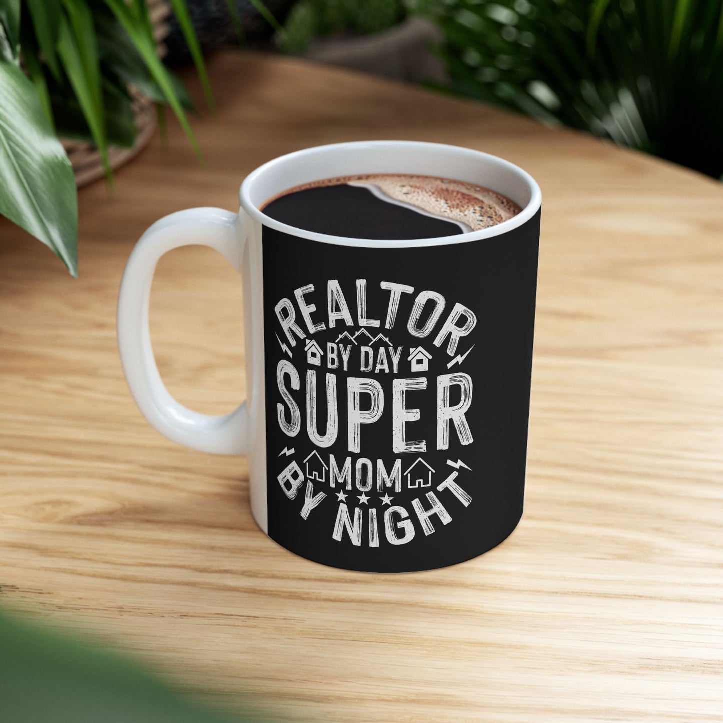 Realtor - Super Mom - Ceramic Mug, (11oz, 15oz)