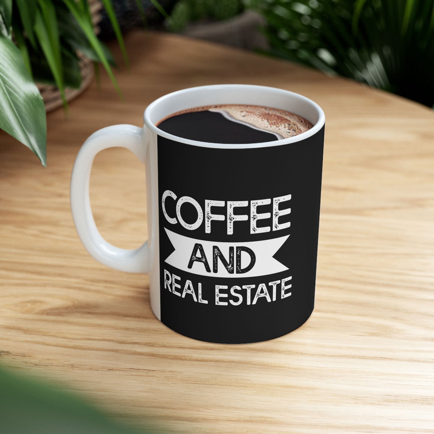 Coffee & Real Estate - Ceramic Mug, (11oz, 15oz)