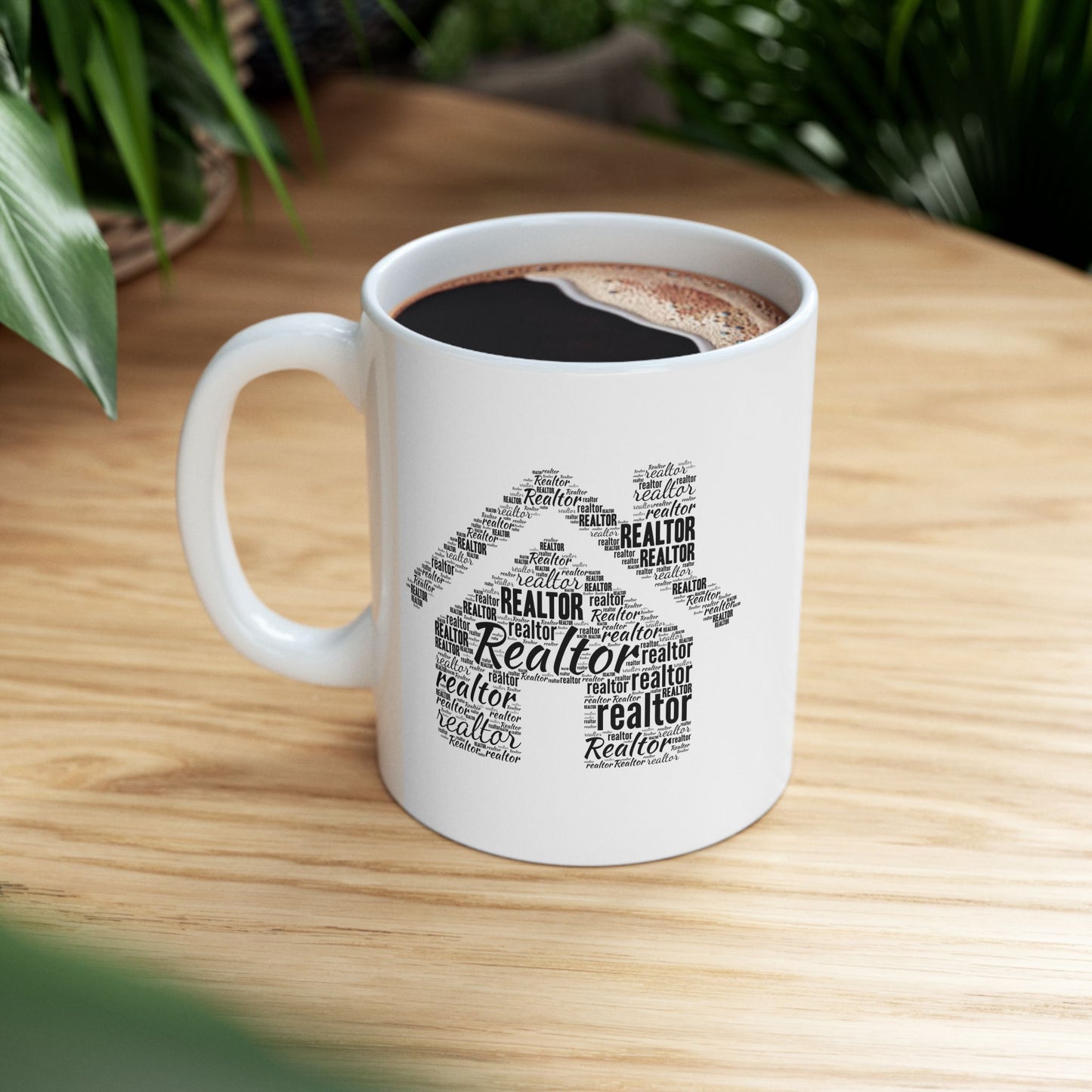 Realtor WordCloud - Ceramic Mug, (11oz, 15oz)