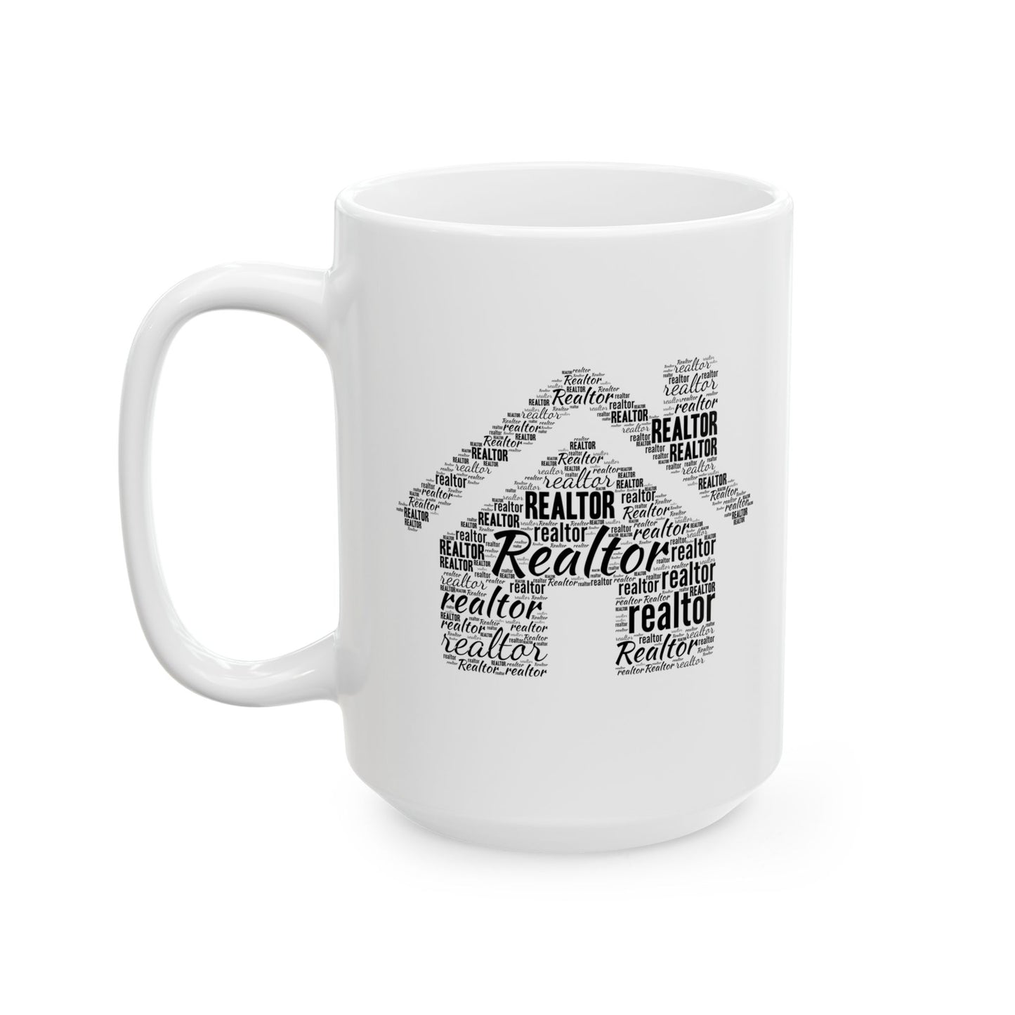 Realtor WordCloud - Ceramic Mug, (11oz, 15oz)