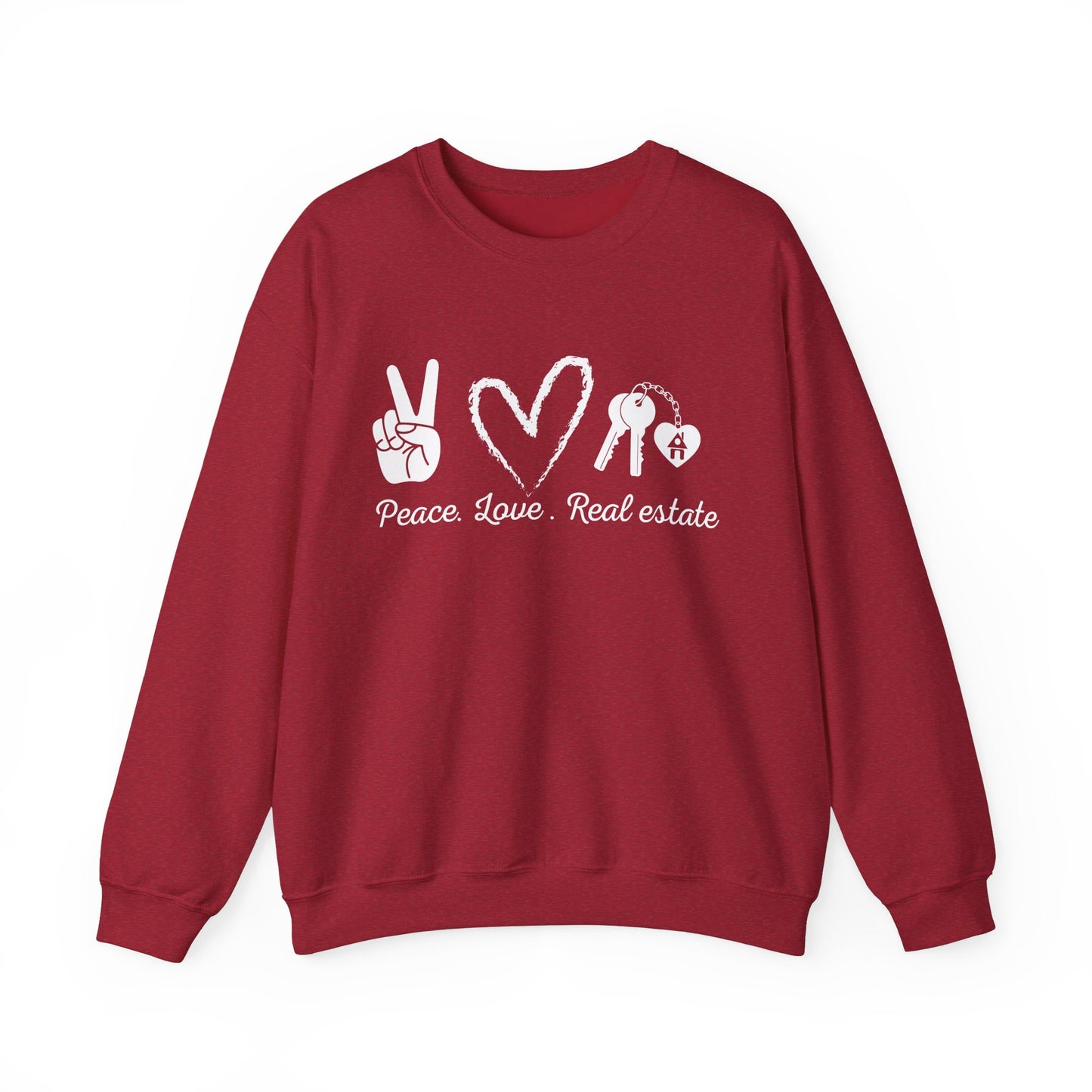 PEACE LOVE REAL ESTATE Sweatshirt