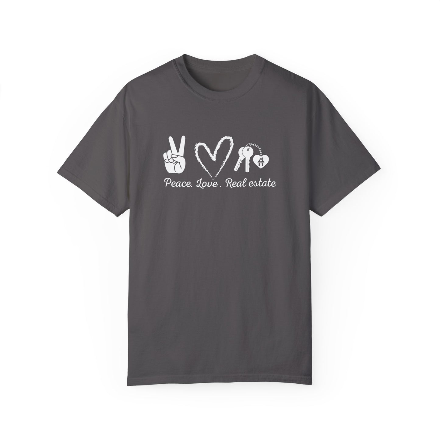 PEACE LOVE REAL ESTATE T-Shirt