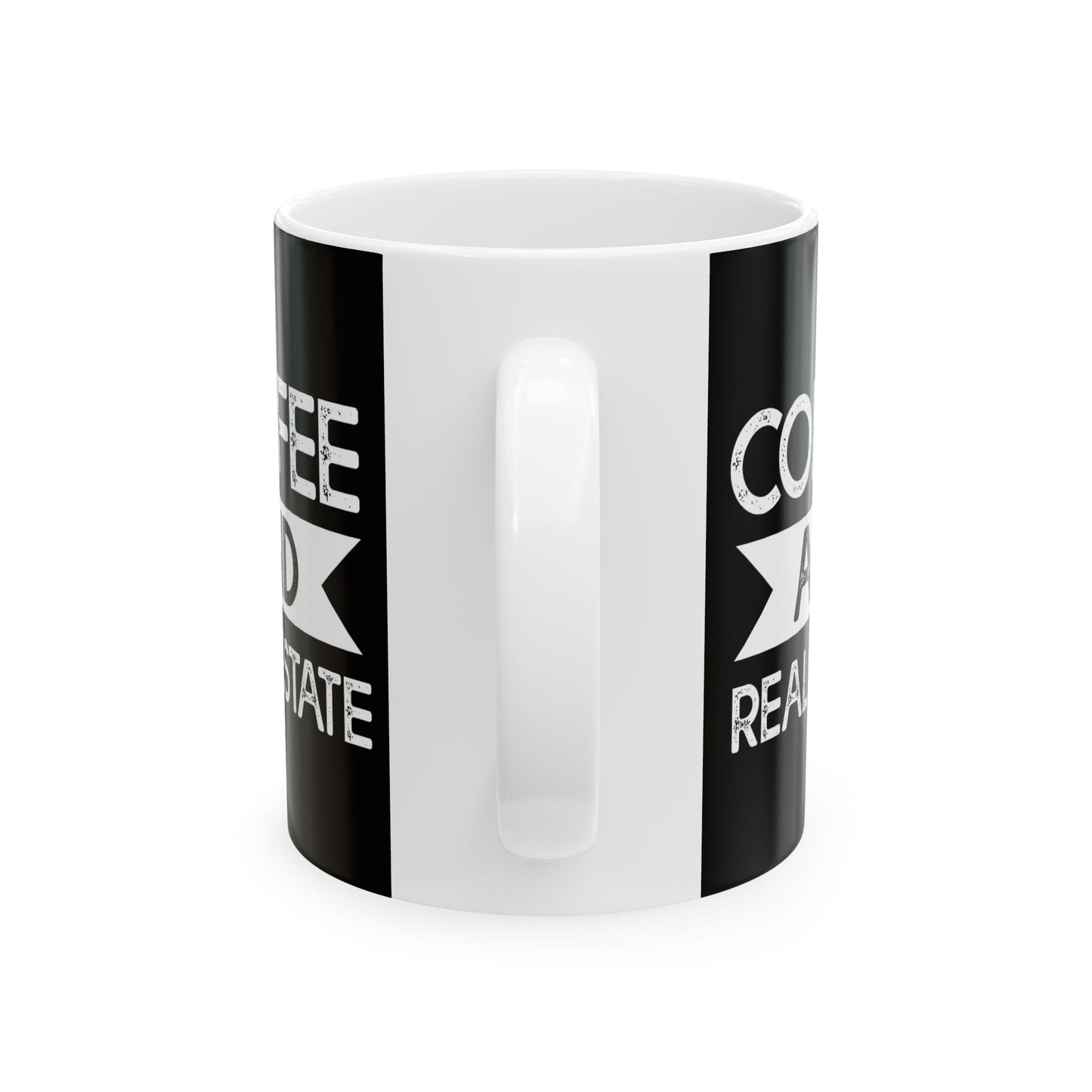 Coffee & Real Estate - Ceramic Mug, (11oz, 15oz)