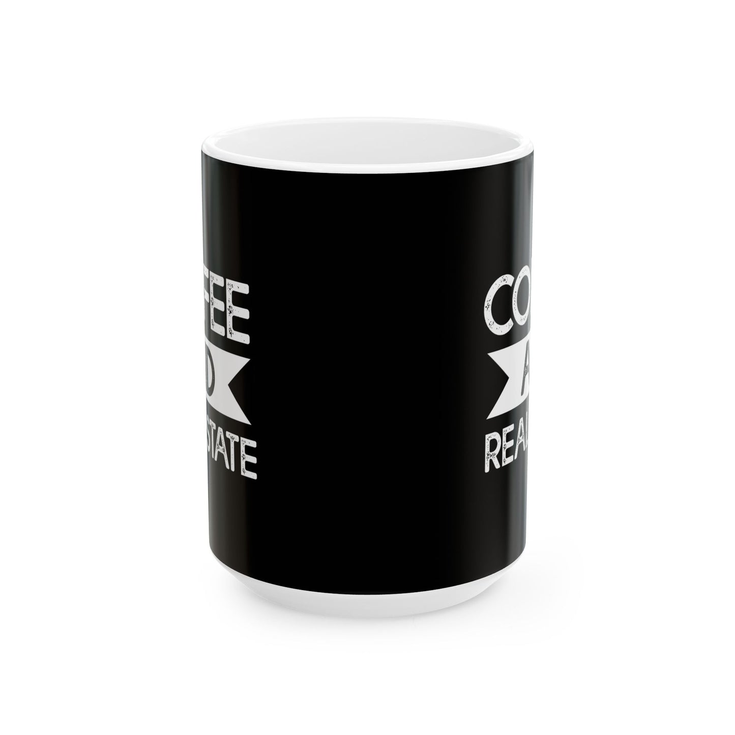 Coffee & Real Estate - Ceramic Mug, (11oz, 15oz)