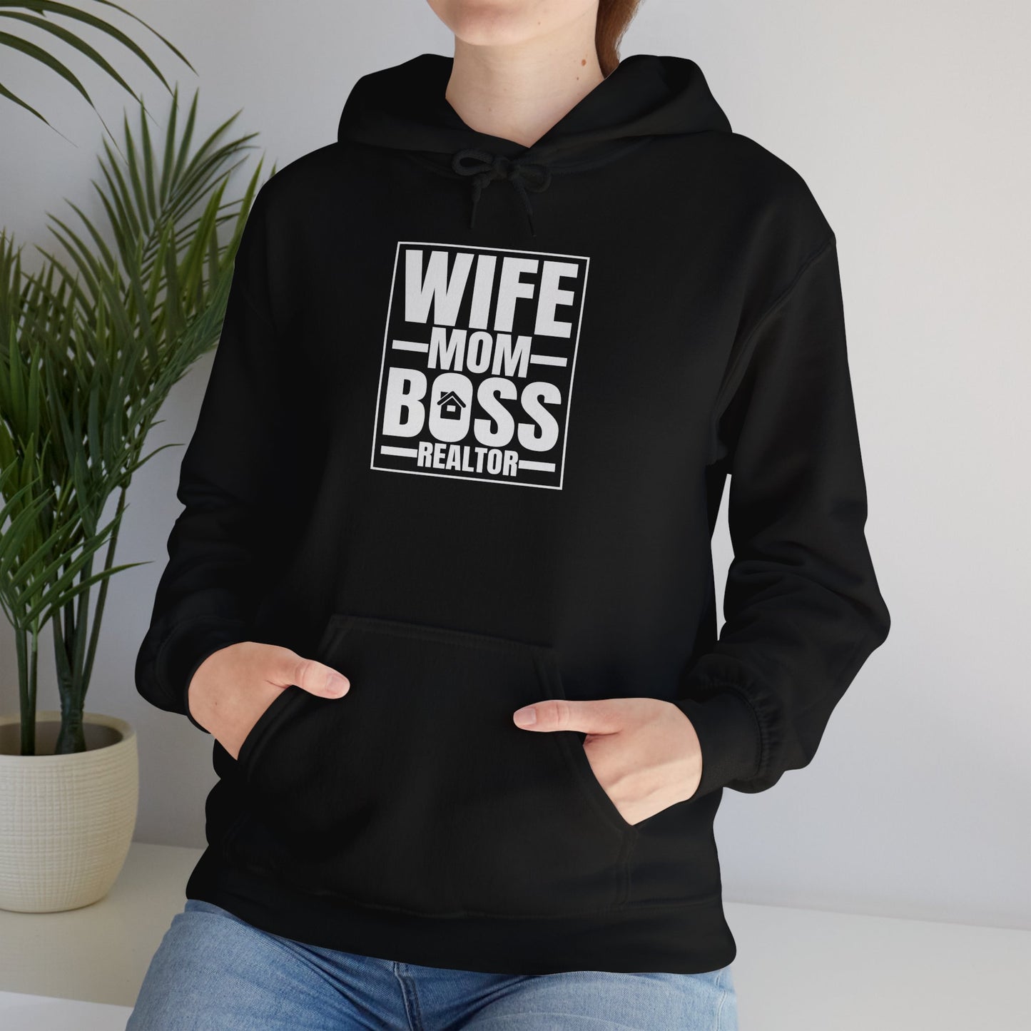 Wife Mom Boss Realtor Hoodie