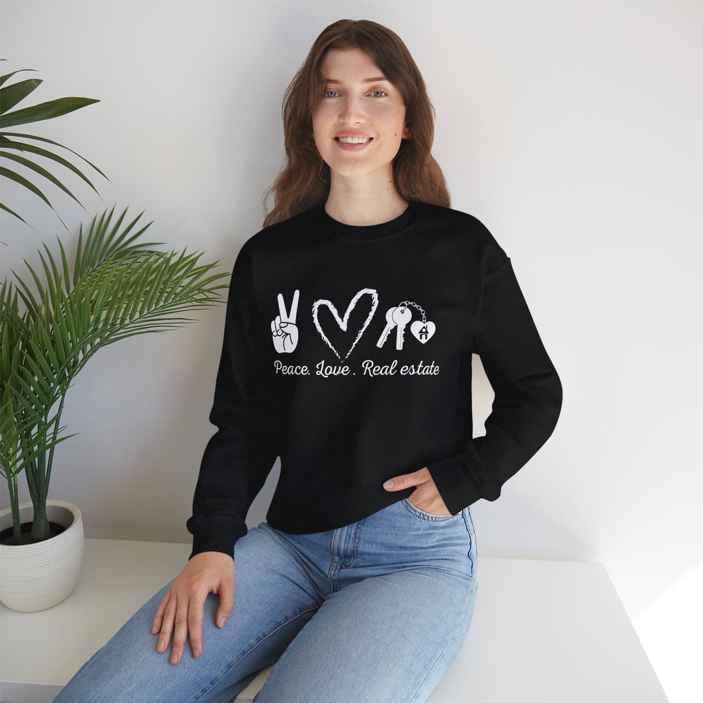 PEACE LOVE REAL ESTATE Sweatshirt